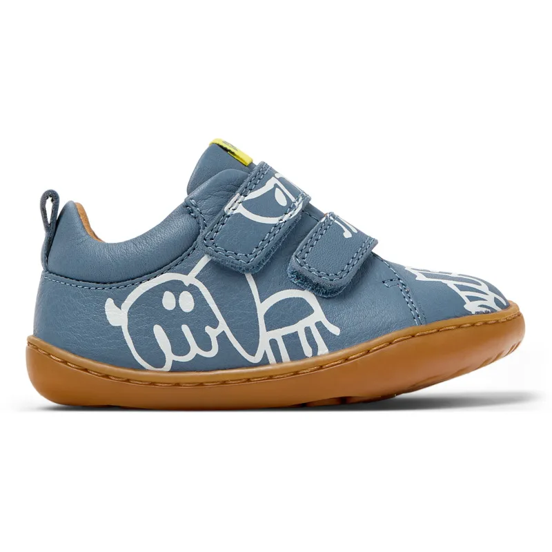 CAMPER Twins - Sneakers Για Firstwalkers - Γκρι,Λευκό, Μέγεθος 23, Smooth leather