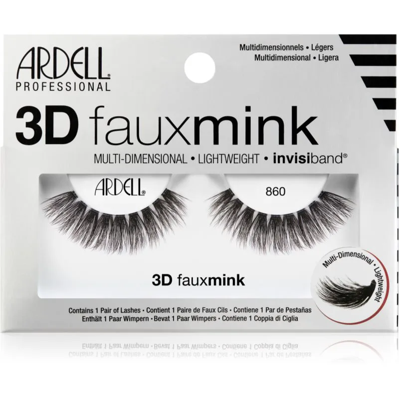 Ardell 3D Faux Mink τεχνητές βλεφαρίδες 860 1 τμχ