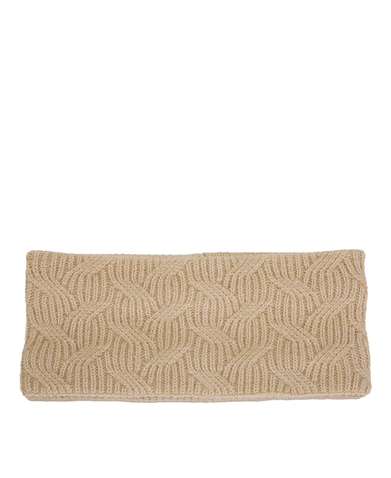 Γυναικεία Πλεκτή Κορδέλα Headband σε Μπεζ