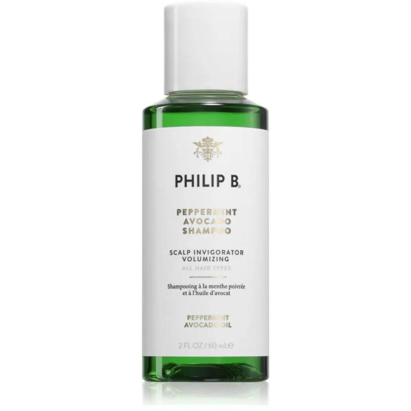 Philip B. Peppermint Avocado δροσιστικό σαμπουάν 60 ml