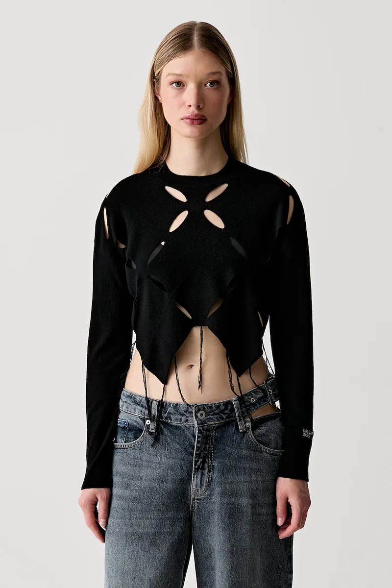 Karl Lagerfeld Jeans πουλόβερ γυναικείο με βισκόζη