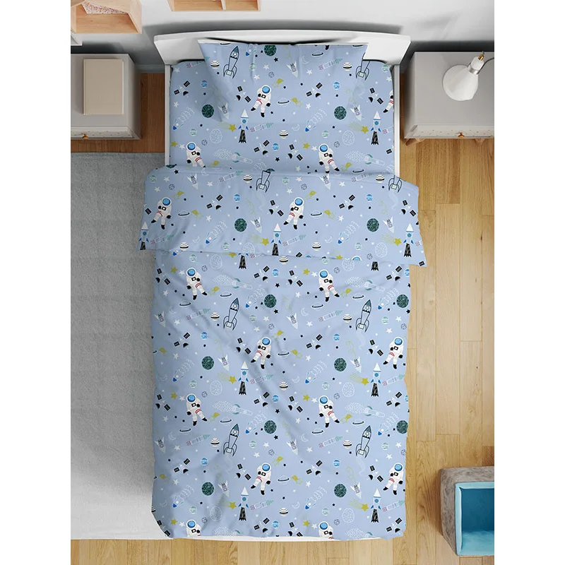 Σεντόνια Φανελένια Μονά (Σετ) 105X205+30 Sunshine Flannel 44 Με Λάστιχο (105x205+30)