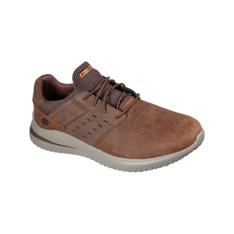 Sneakers Skechers Baskets Goga Mat Arch Cuir/Synthétique marron foncé