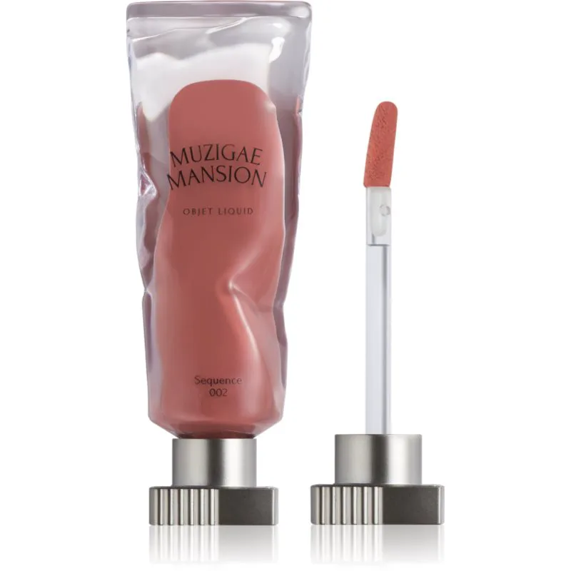 MUZIGAE MANSION Objet Liquid μακράς διαρκείας ρευστό κραγιόν με ματ αποτελέσματα απόχρωση 002 Sequence 6 ml