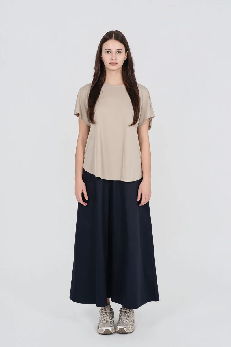 Philosophy Poplin Jupe Culotte TR44526 Σκούρο Μπλέ