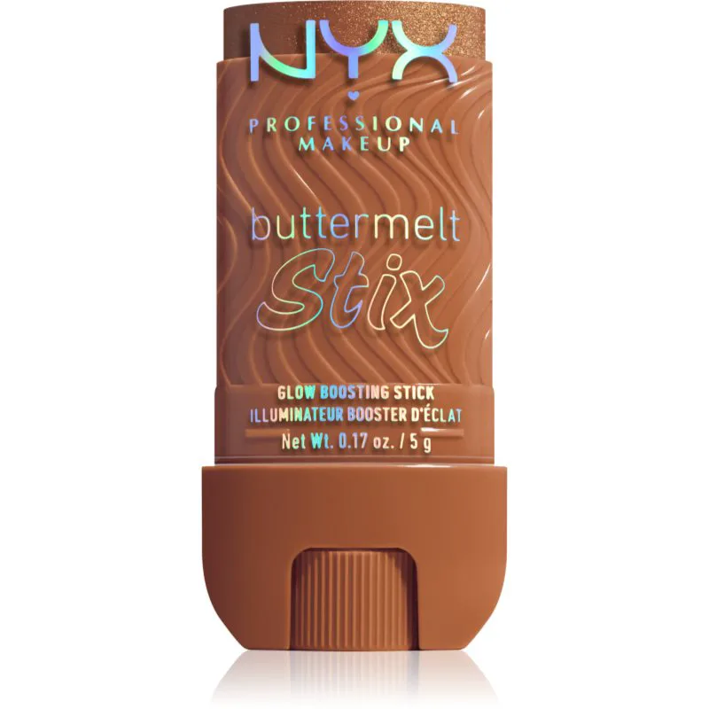 NYX Professional Makeup Buttermelt Glow Stix λαμπρυντική μπάρα απόχρωση 11 Melt You Later 5 γρ