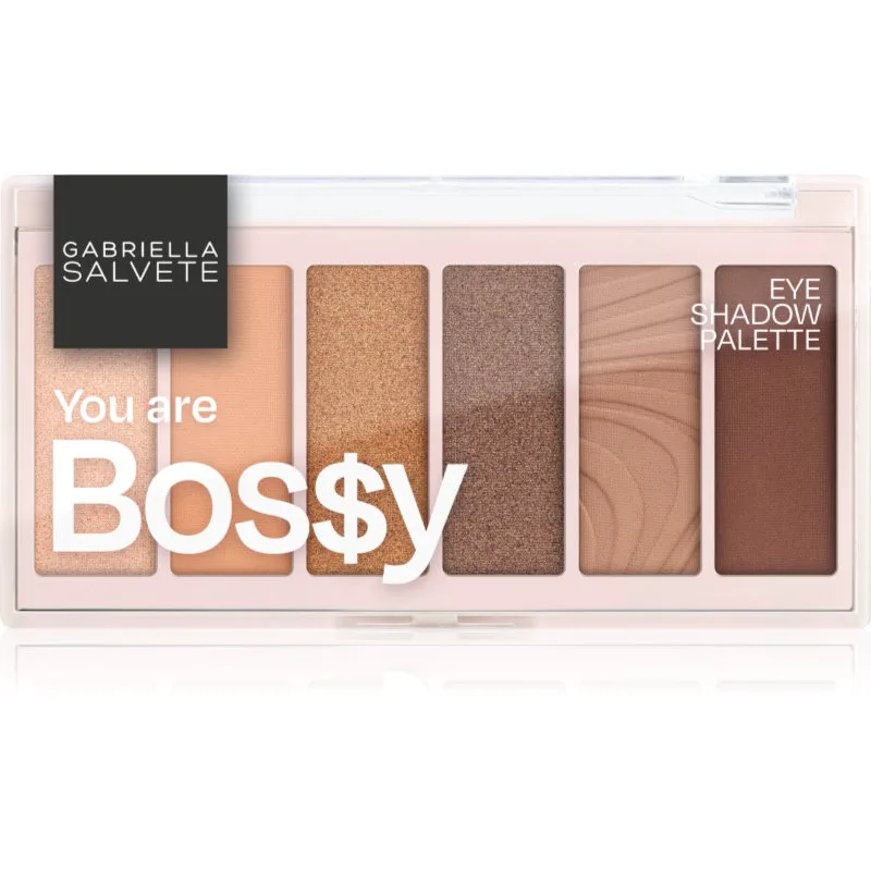 Gabriella Salvete Eyeshadow 6 Shades Palette παλέτα με σκιές ματιών απόχρωση You are Bos$y 12 γρ