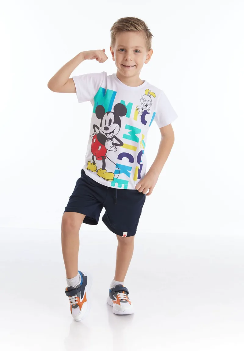 Disney Σετ μπλούζα με σορτσάκι Mickey Mouse MC19453