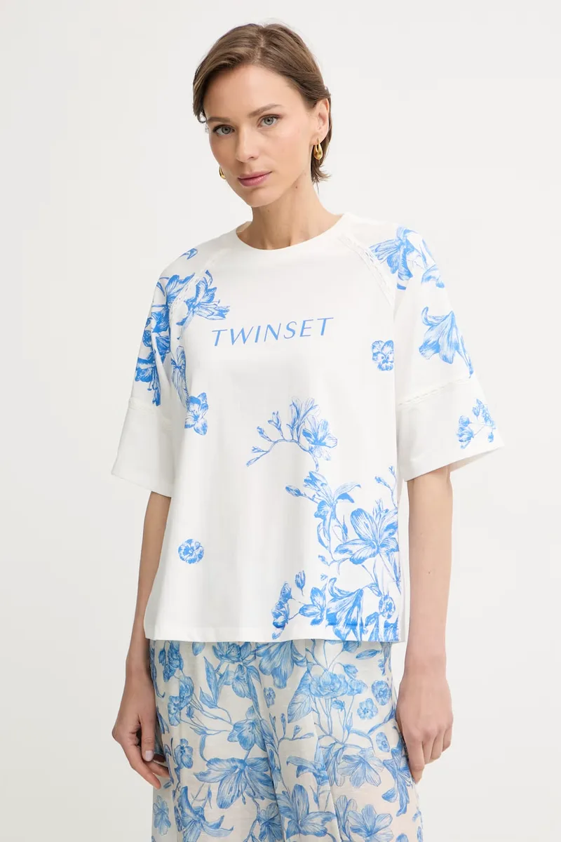 Twinset t-shirt γυναικείο με βαμβάκι