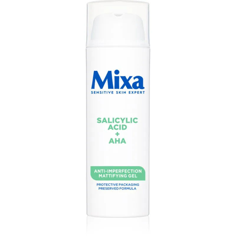 MIXA Anti-Imperfection Mattifying Gel ματ τζελ κρέμα ενάντια στις ατέλειες της επιδερμίδας 50 ml