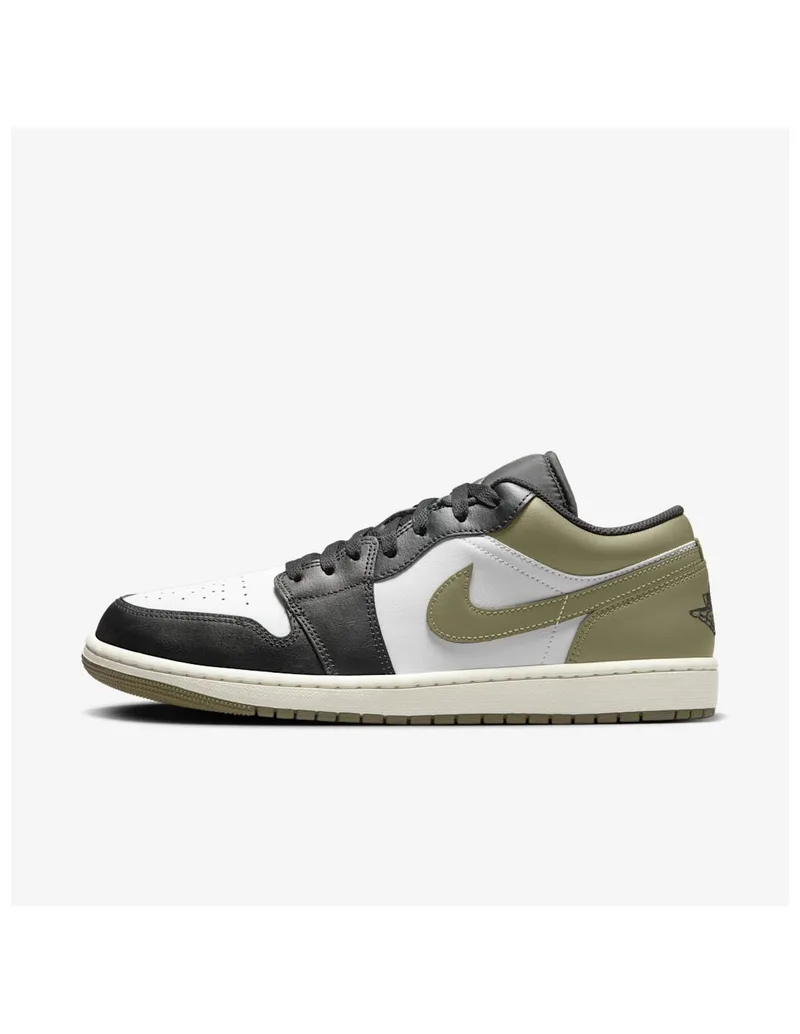Jordan 1 Low Black Toe Medium Olive 553558092 MBS