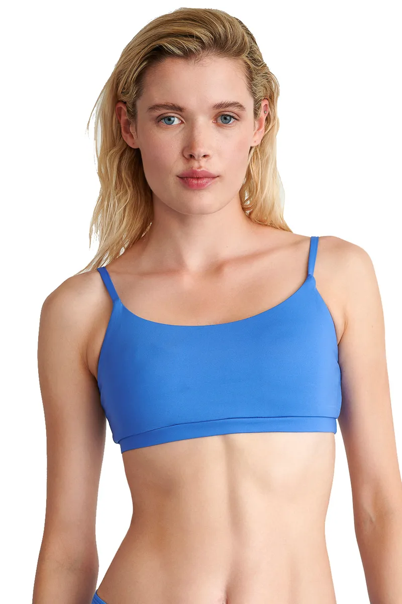 Blu4u γυναικείο μαγιό μπουστάκι top μονόχρωμο με ρυθμιζόμενες τιράντες ''Fashion Solids''-25366086