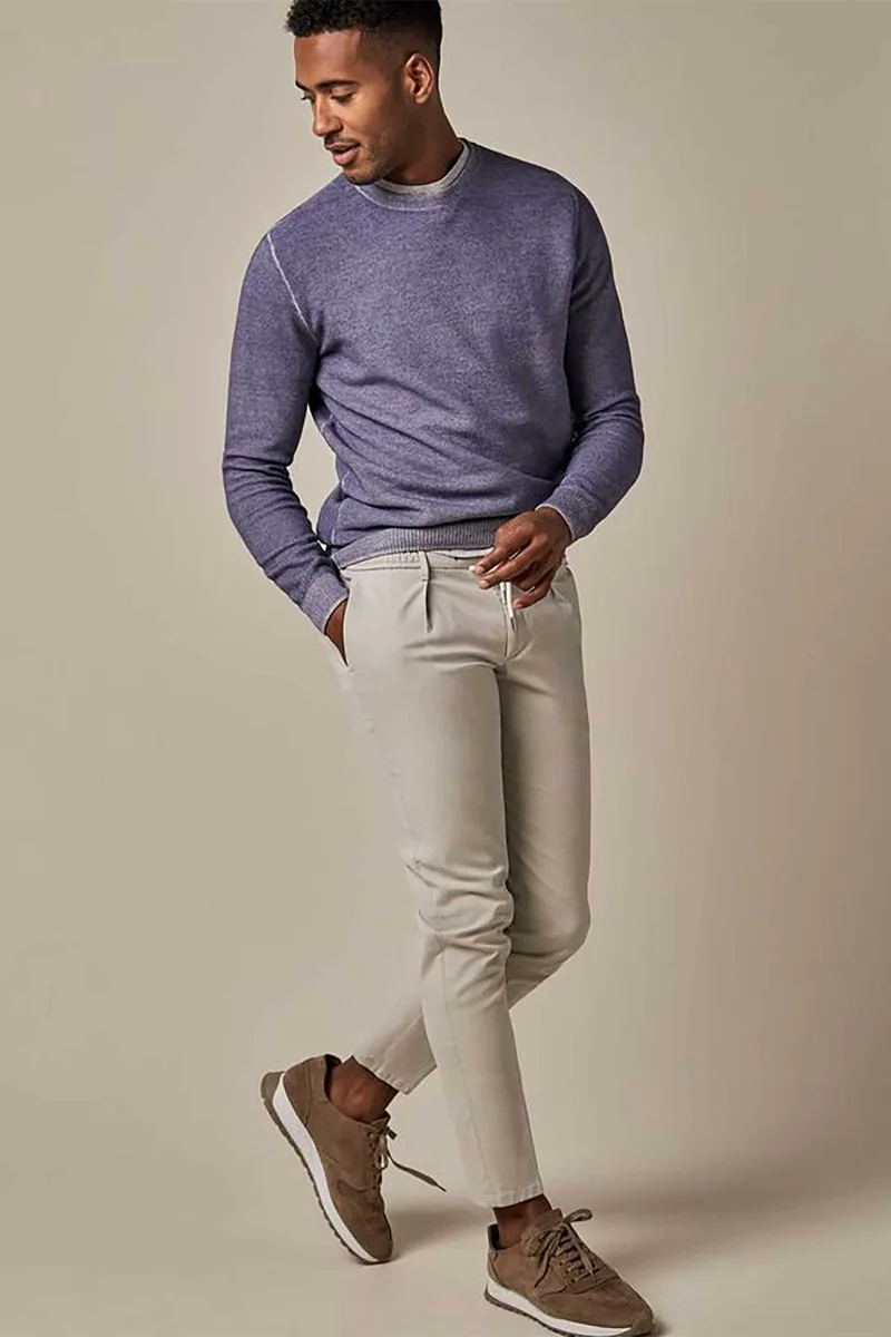 Profuomo ανδρικό casual παντελόνι Slim Fit - PP2Q00001B Μπεζ