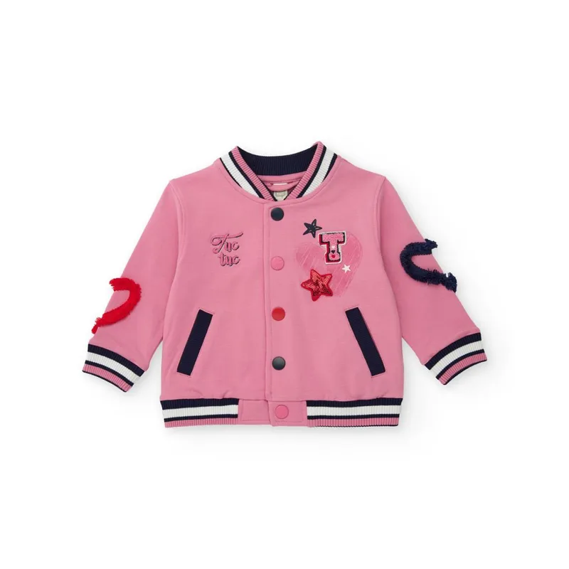 Ζακέτα φούτερ κορίτσι tuc tuc-11399691-Pink