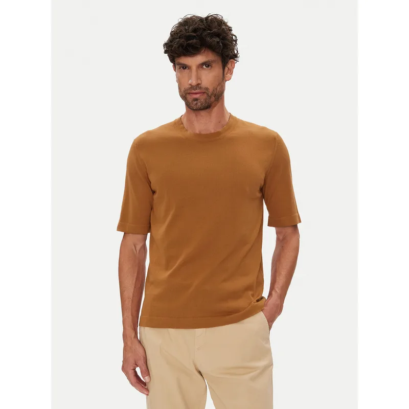 K-Way T-Shirt Combe K4126SW Καφέ Regular Fit