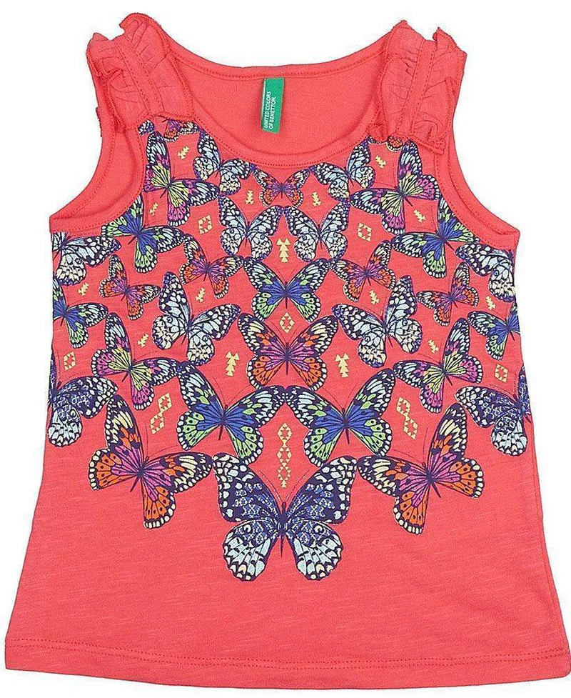 ΜΠΛΟΥΖΑ ΑΜΑΝΙΚΗ BENETTON GREEN ROOTS I G ΚΟΚΚΙΝΟ (82 CM)-(1-2 ΕΤΩΝ)