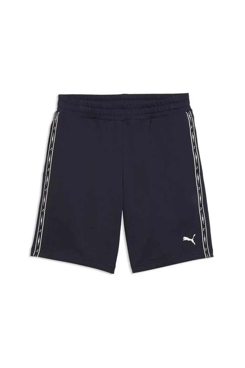 Puma ανδρικό σορτς με λογότυπο 9" Regular Fit "Essential Tape" - 691696 Μπλε Σκούρο