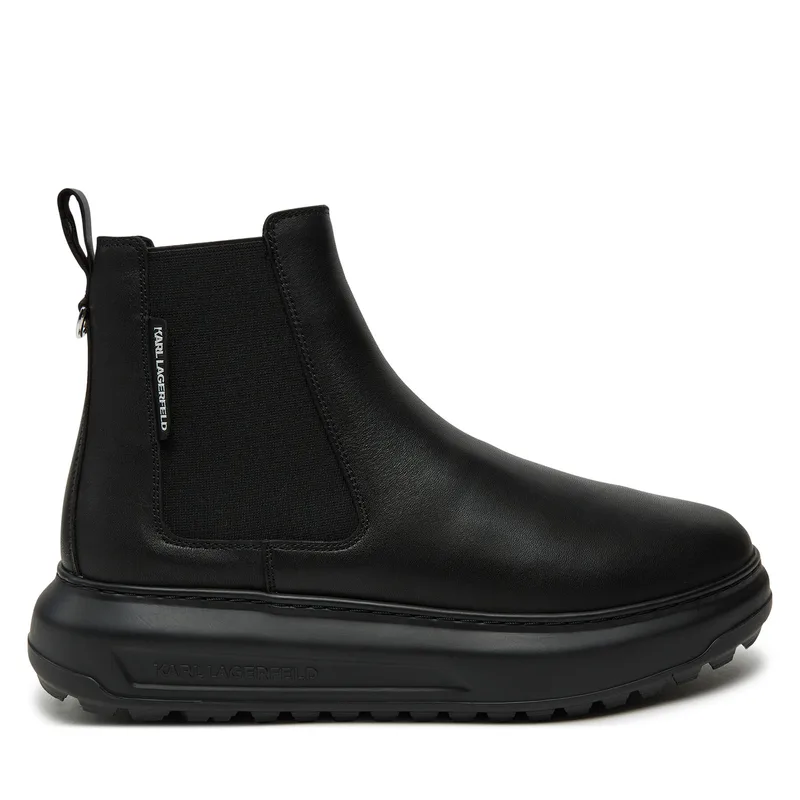 Μποτάκια με λάστιχο KARL LAGERFELD KL5754 Μαύρο