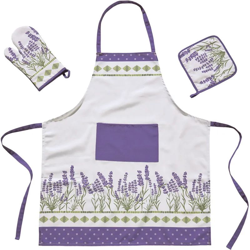 Ποδιά Κουζίνας Σετ 3τμχ Das Home 0722 Purple