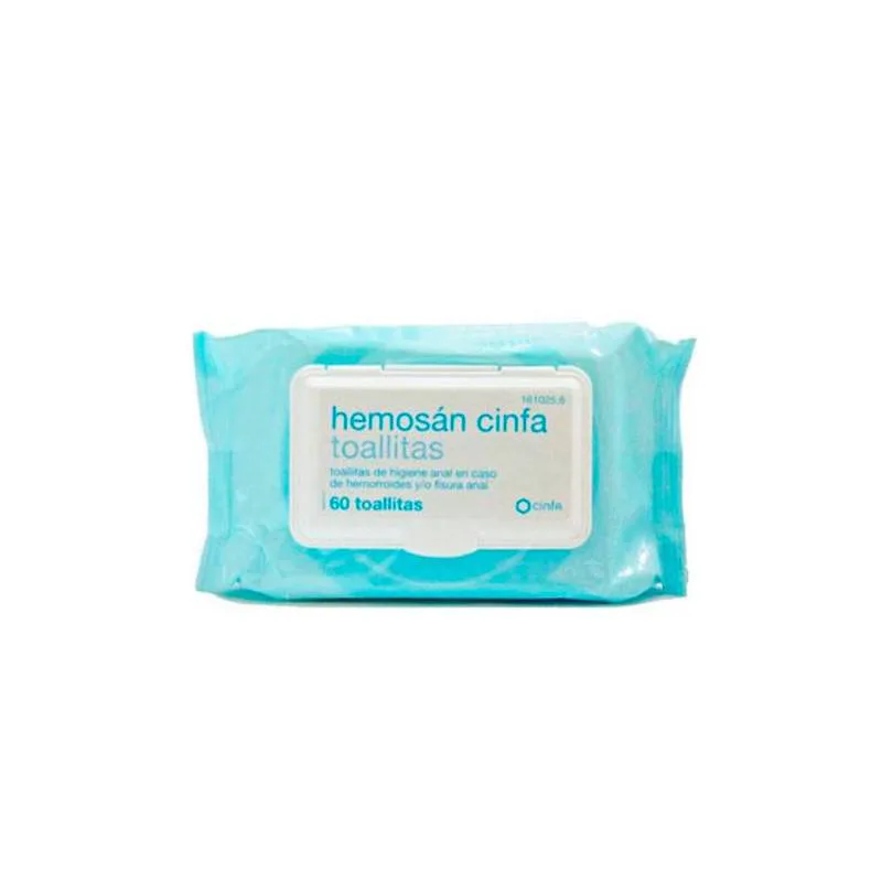 Cinfa Hemosán Wipes 60 Pieces