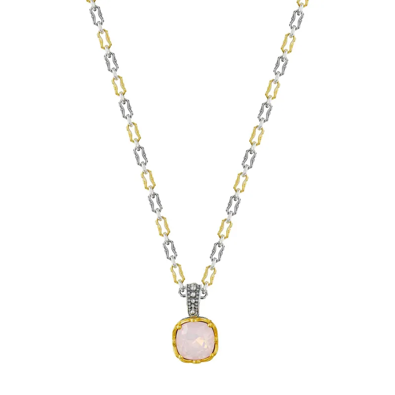DIMITRIOS Γυναικείο Ασημένιο Κολιέ με Κρύσταλλα Swarovski M211