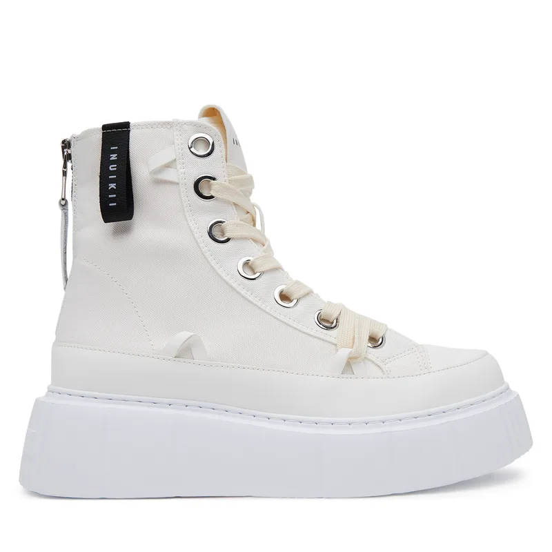 Sneakers Inuikii Matilda Canvas High 30103-025 Λευκό