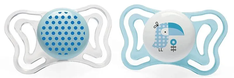 ΠΙΠΙΛΑ ΣΙΛΙΚΟΝΗΣ CHICCO PHYSIO LIGHT ΜΕ ΚΡΙΚΟ 2-6 ΜΗΝΩΝ (2TMX) ΜΠΛΕ