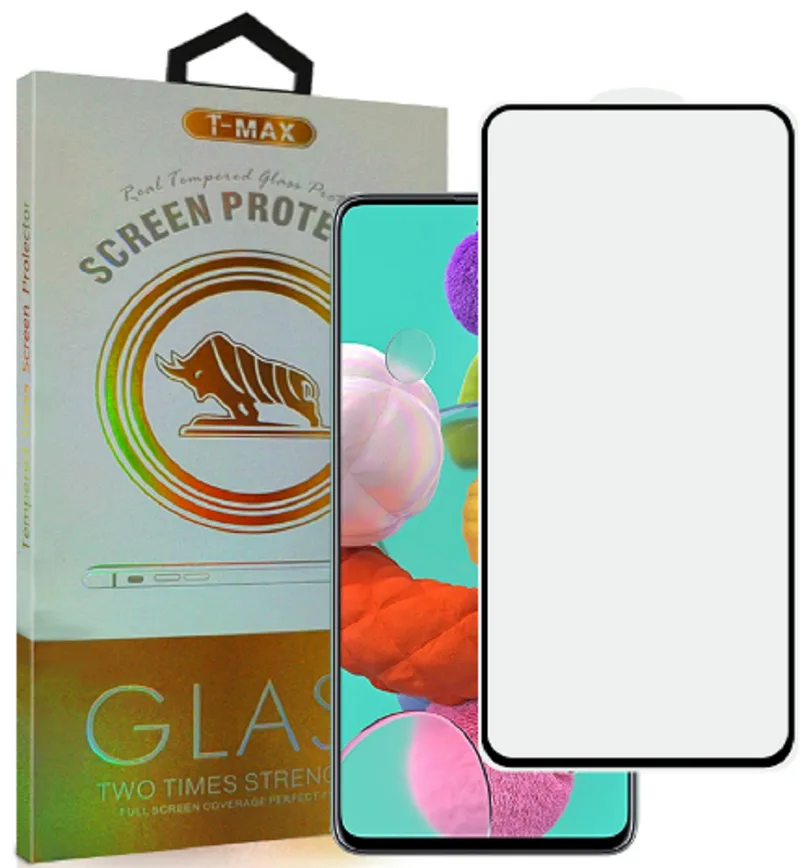 T-Max Premium 3D Tempered Glass Full Glue Fluid Despensing - Αντιχαρακτικό Γυαλί Οθόνης Samsung Galaxy A51 - Black (5206015066122)