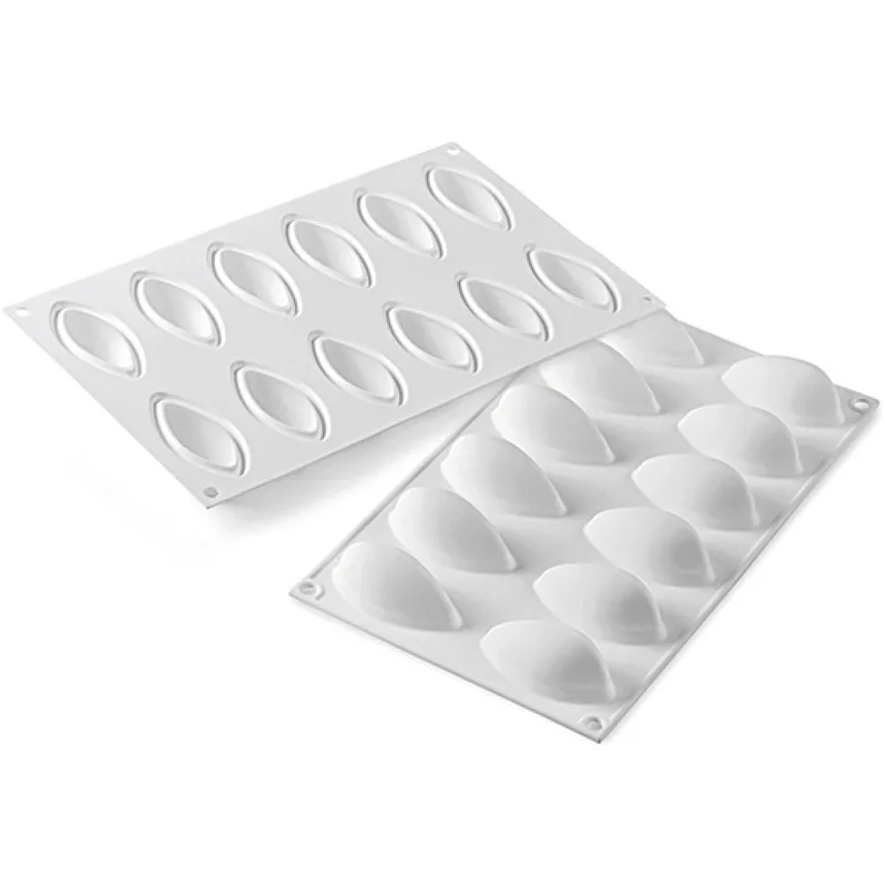 Silikomart Φόρμα Σιλικόνης Quenelle 12 Θέσεων