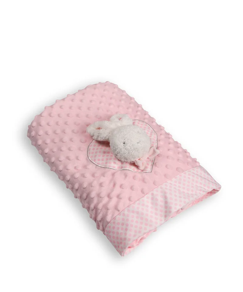 Βρεφική Κουβέρτα Silk Fashion Wl404F Ροζ 100x140