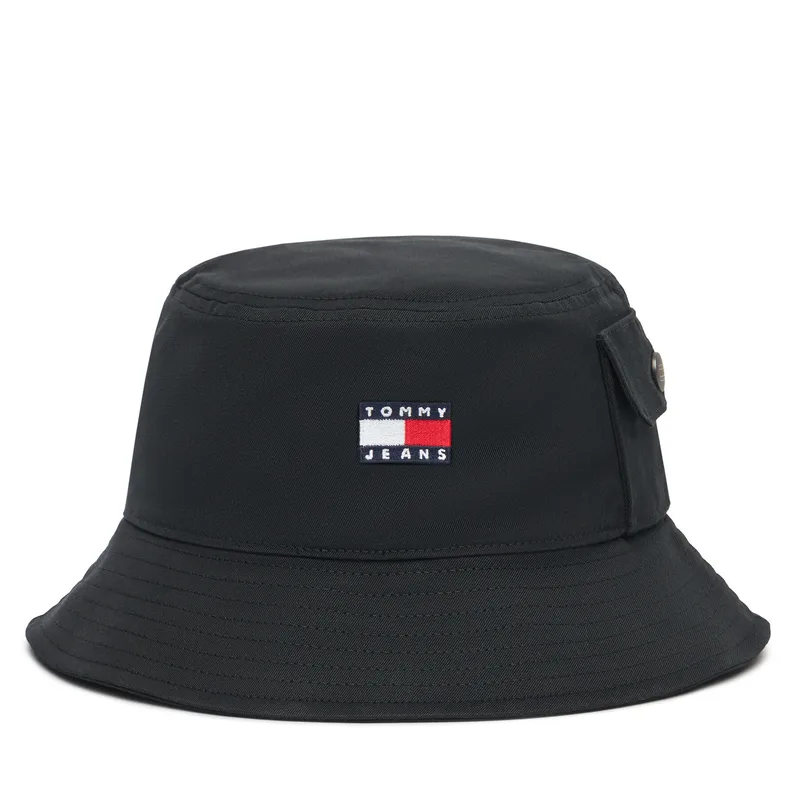 Καπέλο Tommy Jeans Heritage Bucket AM0AM13423 Μαύρο