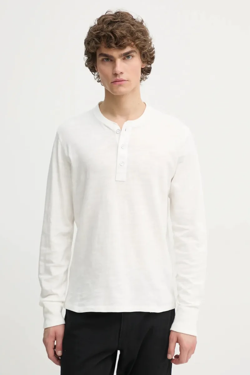 Βαμβακερή μπλούζα με μακριά μανίκια Rag & Bone