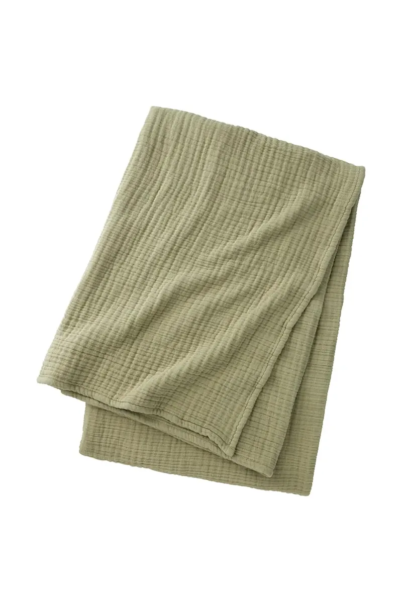 Βαμβακερό κάλυμμα BOSS LOWEN Khaki 130 x 170 cm