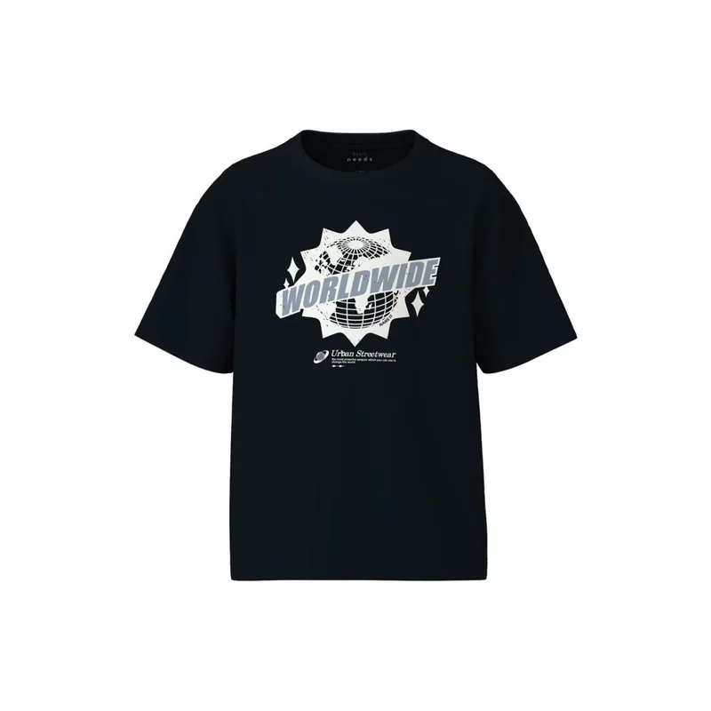 Μπλούζα μακό αγόρι name it-13234714-Black