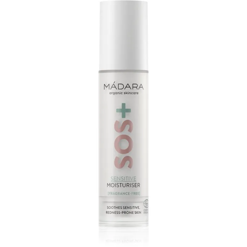MÁDARA SOS+ Sensitive ενυδατική κρέμα για ευαίσθητη επιδερμίδα 50 ml