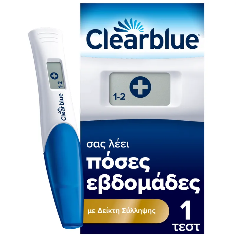 Clearblue Digital Ψηφιακό Τεστ Εγκυμοσύνης 1 Τεμάχιο