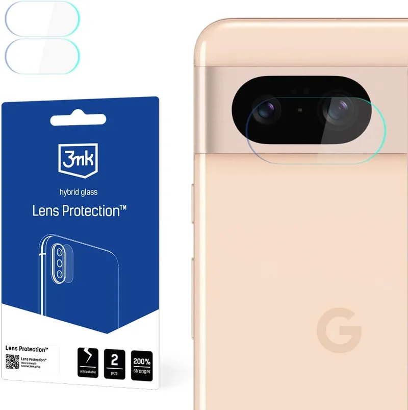 3MK Hybrid Glass Camera Protector - Αντιχαρακτικό Υβριδικό Προστατευτικό Γυαλί για Φακό Κάμερας Google Pixel 8 - 4 Τεμάχια (5903108541459)