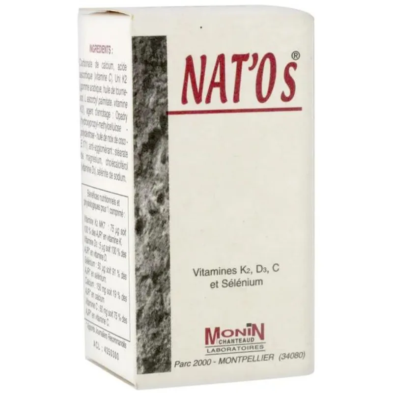 Monin Chanteaud NAT'OS 30 tablets