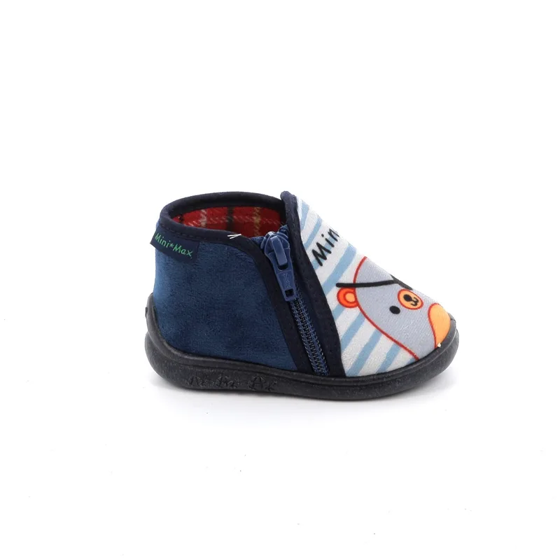 Παιδικό Παντοφλάκι για Αγόρι Mini Max Ανατομικό Χρώματος Μπλε PIRATE-4