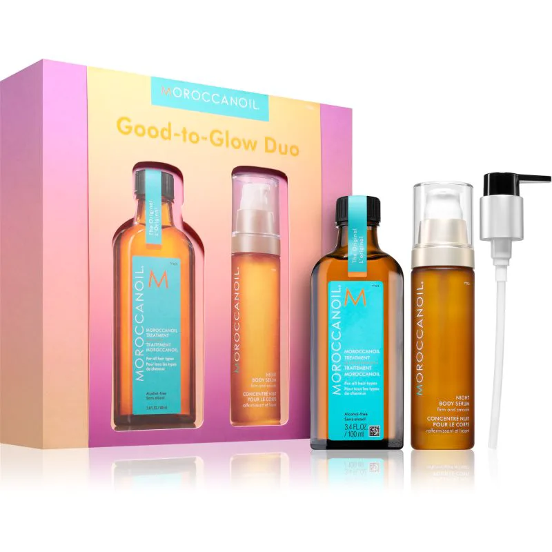 Moroccanoil Good-to-Glow Duo Σετ για μαλλιά και σώμα