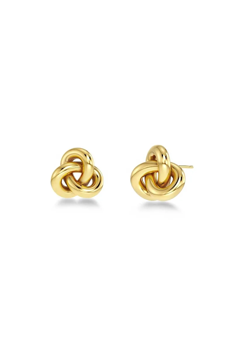 EDBLAD γυναικεία σκουλαρίκια "Infinity Knot Studs Χρυσό S" - 129853