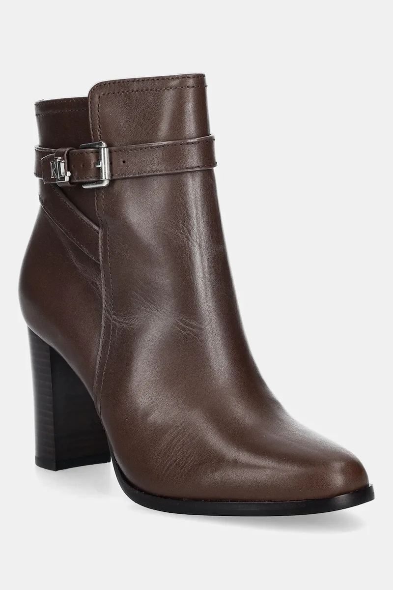 Δερμάτινες μπότες Lauren Ralph Lauren Brke Bt Hl 2