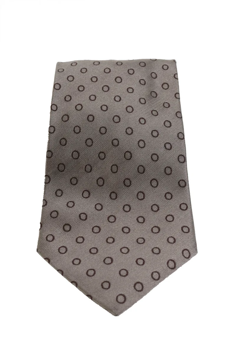 ARMANI COLLEZIONI ΓΡΑΒΑΤΑ 9,5CM ΠΟΥΑ ΓΚΡΙ