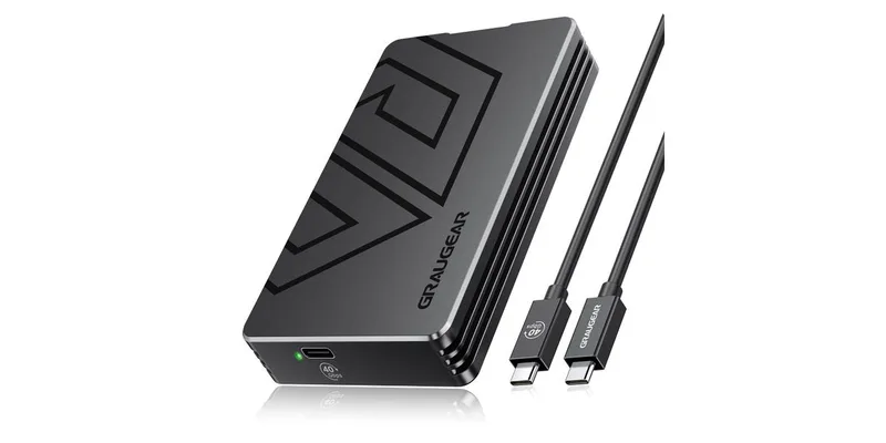 GRAUGEAR externes M.2-SSD-Gehäuse mit PCIe 4.0 USB-C