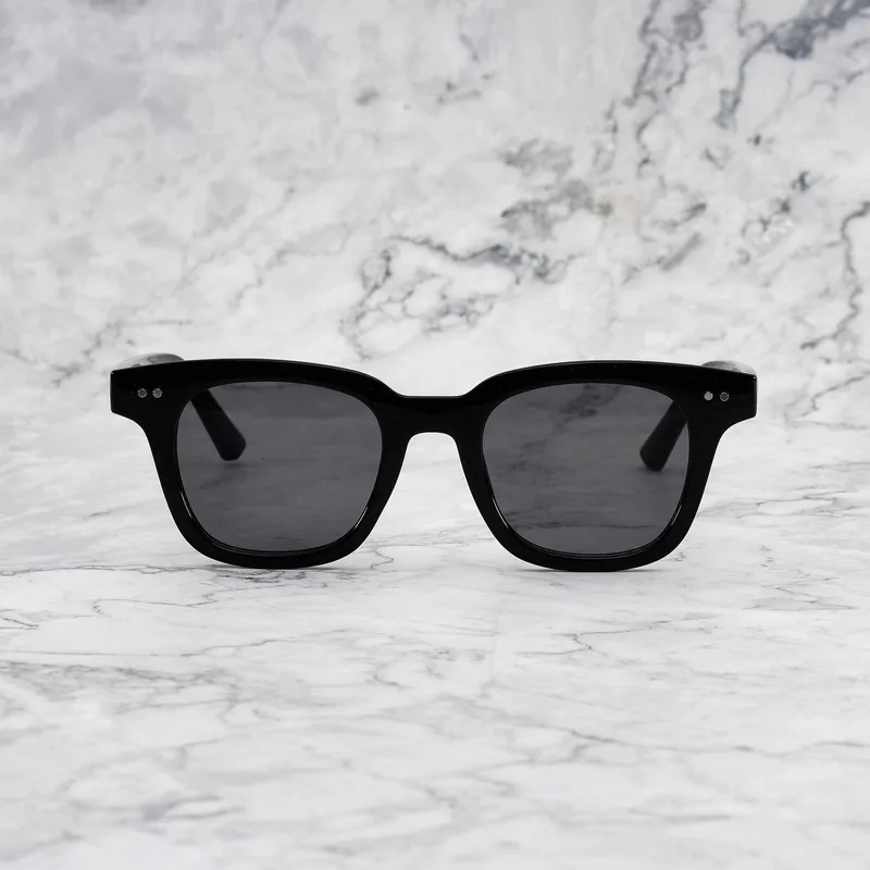 WILLIAM Tinted Sunglasses | Black | Gray Shades | Explicit Poets Sunglasses