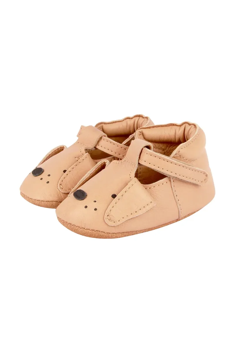 Δερμάτινα βρεφικά παπούτσια Donsje Spark Classic Shoes Dog