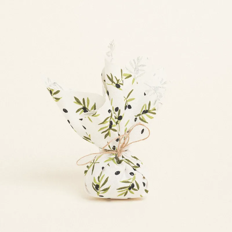 Beauty Home ΜΑΝΤΗΛΙ 27 x 27 cm ΜΙΚΡΕΣ ΕΛΙΕΣ ΛΕΥΚΟ ΦΟΝΤΟ 140 CM