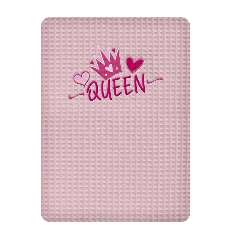 Κουβέρτα Πικε Κουνιας 110X140 Adam Home Queen Ροζ