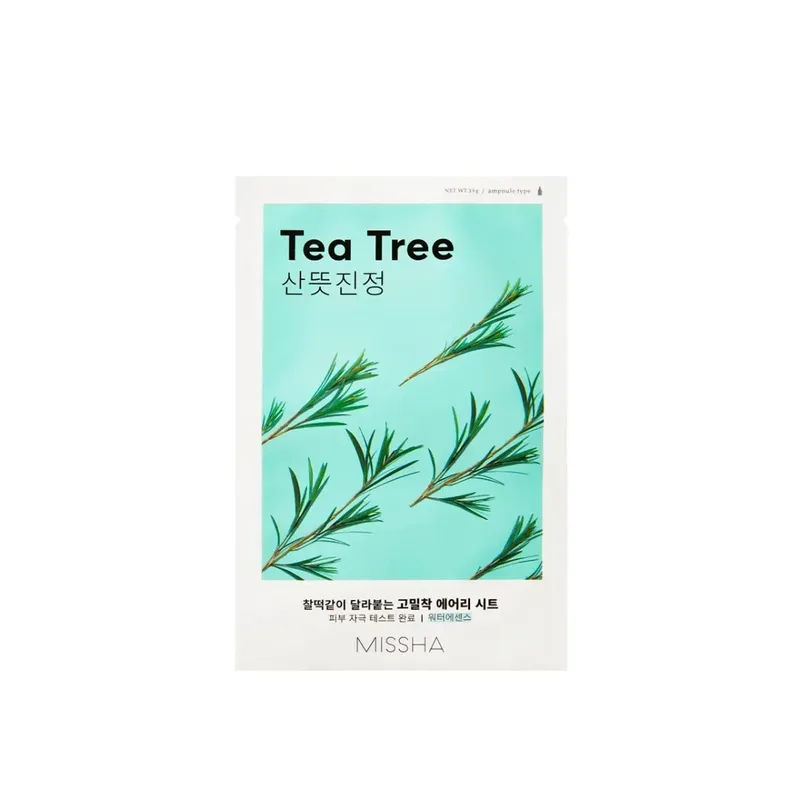 Airy Fit Sheet Mask - Tea Tree - Μάσκα με εκχύλισμα τεϊόδεντρου για καταπράυνση