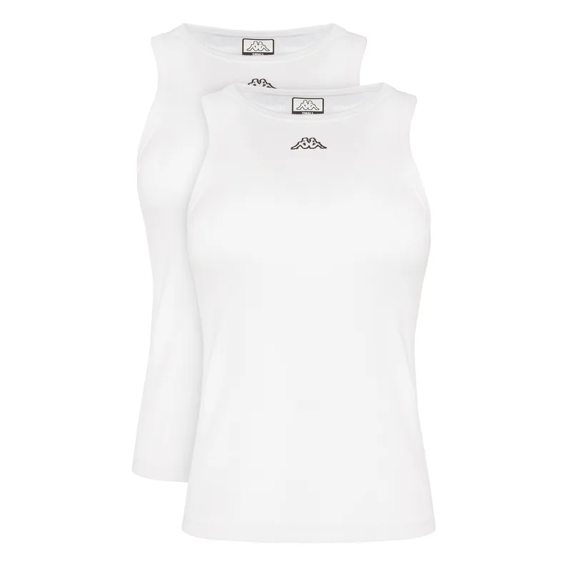 Kappa Σετ τοπ Logo Benny 322565W Λευκό Regular Fit